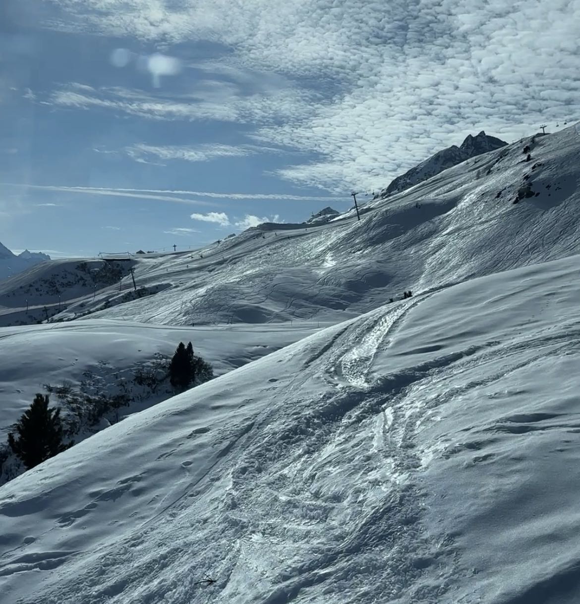 a snowy hill